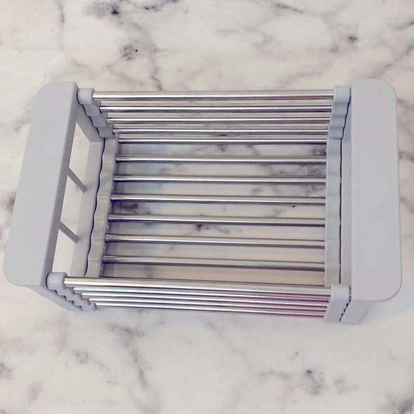 Stainless steel Retractable drain rack kitchen basket - Picture 4 of 7